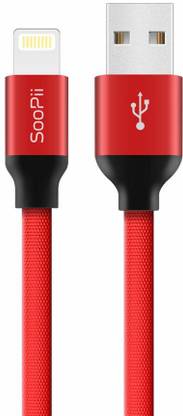 Soopii Lightning Cable 1 m Woven cloth Premium original Flat Cloth