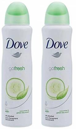DOVE GOFRESH PACK 2 Deodorant Spray - For Men (300 ml, Pack of 2) Body Spray  -  For Men & Women