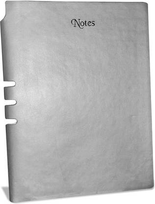 RATN Premium Series Silver Softcover A5 Notebook with Ribbon Bookmark and Unique Design ( 21 x 16 x 1.5 cm ) A5 Notebook yes 100 Pages