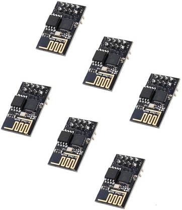 DS Robotics ESP-01 Serial WiFi Wireless Transceiver Wireless Module ESP8266 Development Board LWIP AP+STA Compatible with Arduino by Aktronics (Pack of 6 ) Electronic Components Electronic Hobby Kit