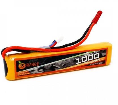 SunRobotics ORANGE 1000MAH 2S 20C/40C 7.4V LITHIUM POLYMER BATTERY PACK(LIPO) Power Supply Electronic Hobby Kit
