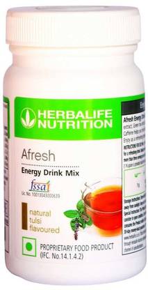 HERBALIFE Afresh Energy Drink Mix - Tulsi Flavor Energy Drink Energy Drink
