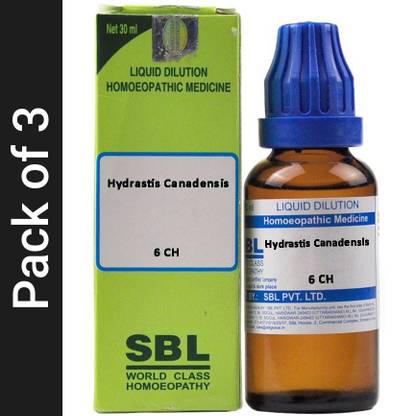 SBL Hydrastis Canadensis 6 CH Dilution