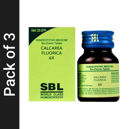 एस बी एल Calcarea Fluorica 6X टैबलेट्स