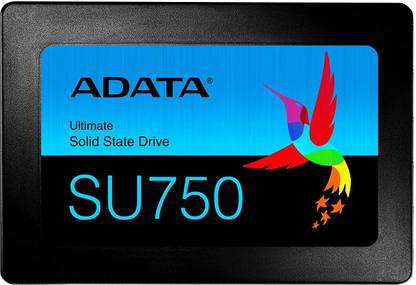 ADATA SU750 256 GB Desktop Black SATA Internal Solid State Drive (SSD) (SU750 256GB 3D NAND Solid State Drive)