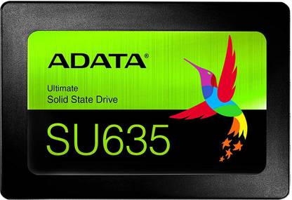 ADATA SU635 2 TB Desktop Black SATA Internal Solid State Drive (SSD) (SU635 1.92TB 3D-NAND SATA 2.5 inch Internal SSD (ASU635SS-1T92Q-R))