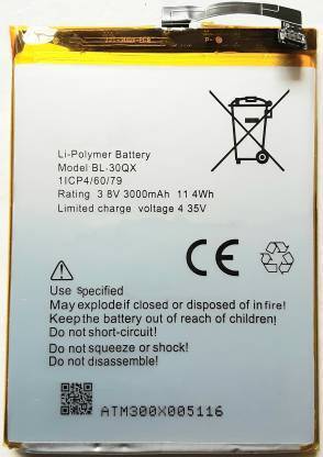 Full Energy Mobile Battery For  Infinix HOT S , X521 , X521_LTE , BL-30QX