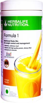 HERBALIFE Formula 1 Nutritional Shake Mix - Mango Flavor For Weight Management Plant-Based Protein