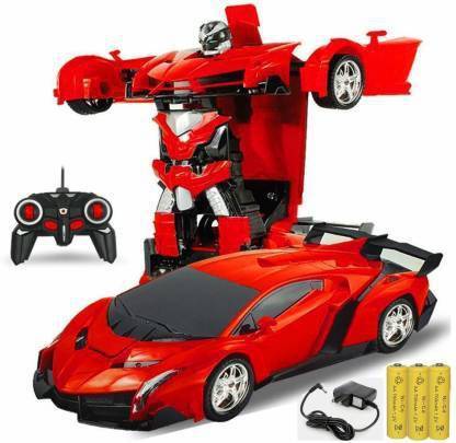 TrueBucks Remote Control Car Transformer Robot car for Kids 3 to 6 Years (Multicolor)