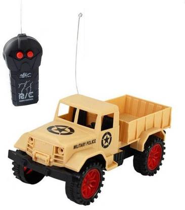 HALO NATION RC Army Truck Remote Control Military Truck - Military Jeep Truck Model Army R/C Dumper Truck Car Vehicle 1:24 Scale - 2 Channel Forward & Backward - Economy Series - TRUCK