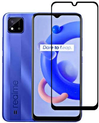 ASMANTIC Edge To Edge Tempered Glass for Realme C20
