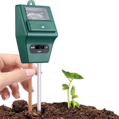 Abhiswa Soil Tester 3-in-1 Soil Moisture, pH Meter Soil PH Meter