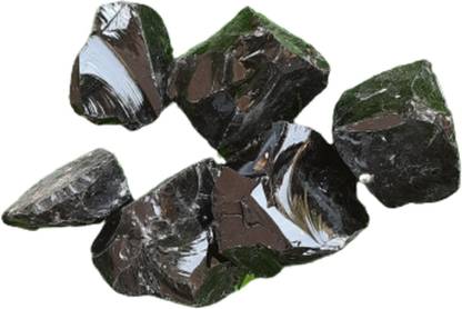 Maitri Export Black Obsidian-250g-Rough Regular Asymmetrical Crystal Stone