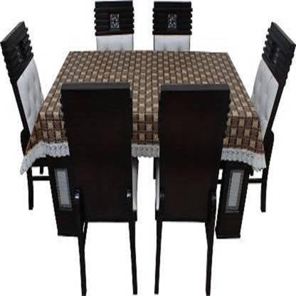 TRIKOOTA FURNISHING Printed 6 Seater Table Cover