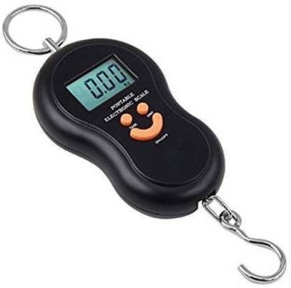 SMBT 40kg Weight Capacity Battery Powered Electronic Portable Luggage Weighing Scale (Black) Weighing Scale (Black) Weighing Scale