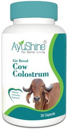 AyuShine Gir Breed Cow Colostrum | Provide Three Times More Vitamin D & Calcium than Whole Milk | Powerful Immune Factors