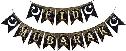 PartyballoonsHK Ramazan Decorations EID Mubarak Banner for EID Decorations (EID Mubarak Banner) Banner
