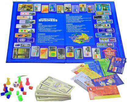 PURVI International Business Money & Assets Board Game