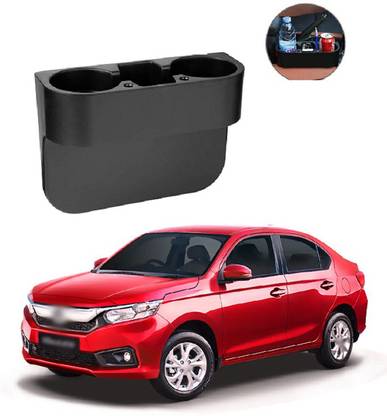 PRTEK Multifunctional Universal Car Cup Holder Inserts Images Bottle Organizer Seat Back Drinking Bracket Car Seat Wedge Water Bottle Double Cup Holder Cellphone Holder A76 Car Bottle Holder