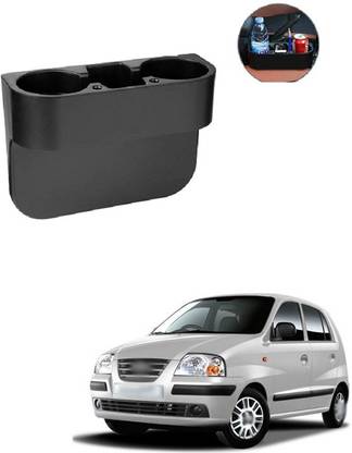 PRTEK Multifunctional Universal Car Cup Holder Inserts Images Bottle Organizer Seat Back Drinking Bracket Car Seat Wedge Water Bottle Double Cup Holder Cellphone Holder Compatible Compatible With Hyundai Santro Xing Car Bottle Holder