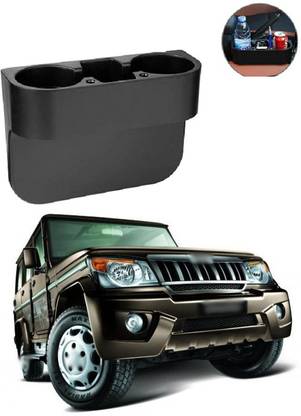 PRTEK Multifunctional Universal Car Cup Holder Inserts Images Bottle Organizer Seat Back Drinking Bracket Car Seat Wedge Water Bottle Double Cup Holder Cellphone Holder Compatible Compatible With Mahindra Bolero Car Bottle Holder