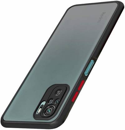 Matte Guard Back Cover for Mi Redmi Note 10 Back Case Full Camera Protection Smoke Matte Finish, mobile, case, Cover