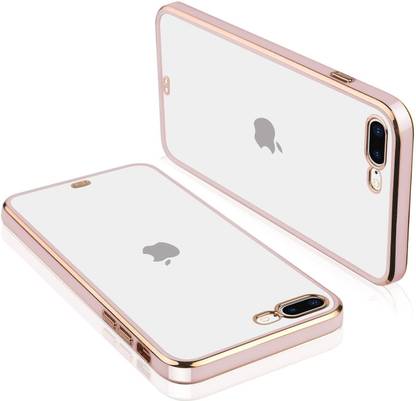 Pidgeot Back Cover for Apple iPhone 7 Plus | Luxury Clear Square Gold Plating Transparent Case |