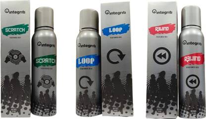 INTEGRITI LOOP,SCRATCH AND REWIND PERFUME DEODORANT Perfume Body Spray  -  For Men & Women