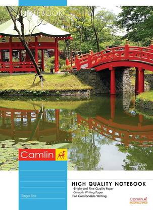 Kokuyo Camlin Register Notebook A4 Notebook Single Line 292 Pages