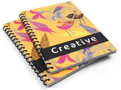 shri vinayak traders spiral notebook A4 Notebook single line 400 Pages