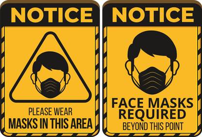 Techfit Face Mask Required, Beyond This Point, Notice, Please Wear ...