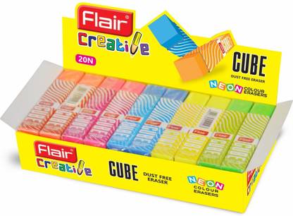 Flair Creative Cube Non-Toxic Eraser