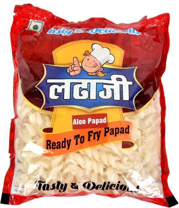 Ladha Ji Aloo Frymes Spiral Shape Soft Crunchy Papad_200g Fryums