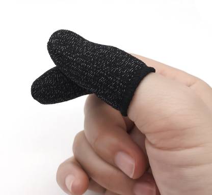 PORTLIX New Mobile Finger Sleeve Cots Touch screen Game Controller Sweatproof Gloves Finger Sleeve