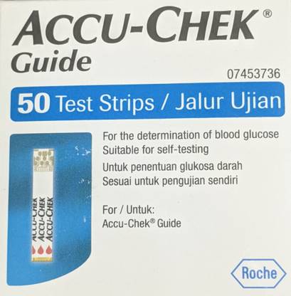ACCU-CHEK Guide 50 Strip 50 Glucometer Strips