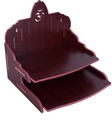 jbm Wooden Singhasan home temple designer wood for God, Laddu Gopal Sinhasan for Pooja Mandir, Singhasan for Diwali, Durga Pooja, Navratri, Ganesh Chaturthi - Multicolor (Red) Engineered Wood Home home temple designer wood Engineered Wood Home home temple designer wood (Height: 29 cm) Engineered Wood Home Temple