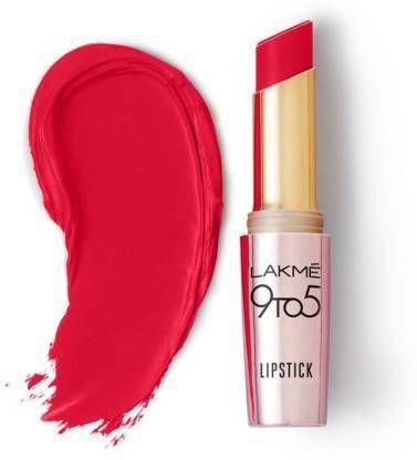 Lakmé 9TO5 + Matte Lip Color (Red Coat, 3.6 g)