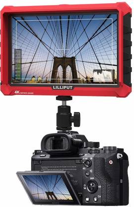 Hiffin hf Lilliput A7S 7-inch Field Monitor (Black) Projector Screen (Width 2 cm x 12.4 cm Height)