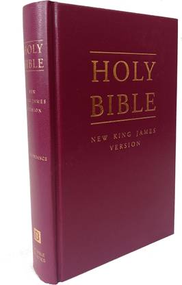Holy Bible New King James Version (NKJV) With Concordance Containing Old And New Testament Burgundy