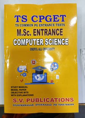 Ts Cpget M.sc Entrance Computer Science