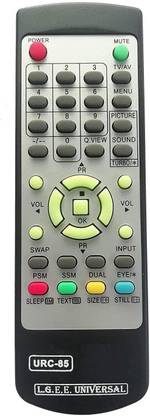 BhalTech URC-85 CRT TV Universal Work with Almost Compatible for  LG Remote Controller