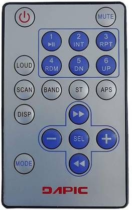 BhalTech CAR MP3 Player Compatible with CAR Player  DAPIC Remote Controller
