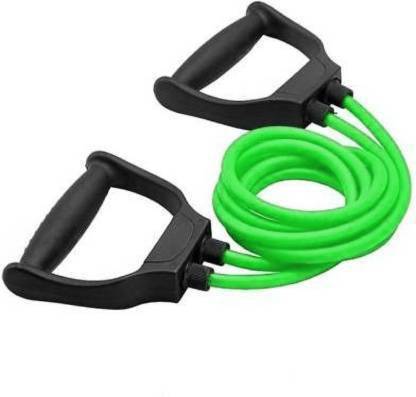Adrenex by Flipkart Pull Rope Elastic Resistance Bands Fitness Rope Rubber Bands (Green, Black) Resistance Tube