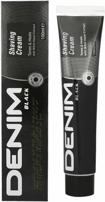 DENIM SHAVE CREAM BLACK FLAVOUR 100G