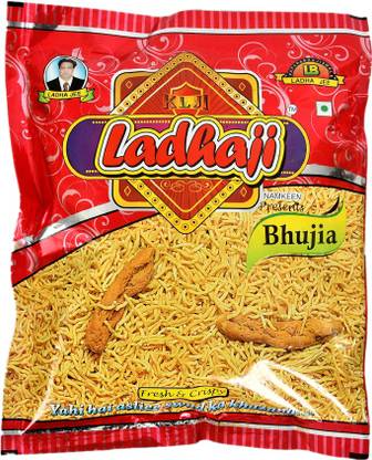 Ladha Ji Premium Quality Moth Dal Bhujiya Spicy In Taste 500g