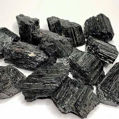 Maitri Export Black Tourmaline-500g-Rough Regular Asymmetrical Crystal Stone