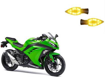 Buras Front, Rear LED Indicator Light for Kawasaki Ninja 300
