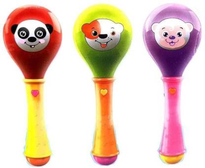 WONDER CREATURES Baby Hammer Toys for Toddlers Baby Rattles with Light and Sound Toy for Kids Rattle (Multicolor) Rattle