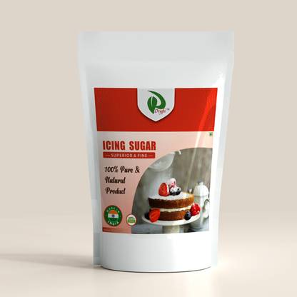 Dryfii A Grade Quality Icing Sugar (2 KG) for Frosting & Icing, Baking Cake, Muffins, Confectioner's Icing Sugar Powder