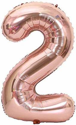 ZYOZI Solid 18" inch Single Rose Gold Alphabet Letter Number Balloons Aluminum Hanging Foil Film Balloon Wedding Birthday Party Decoration Banner Air Mylar Balloons (18 INCH Rose Gold ) Balloon